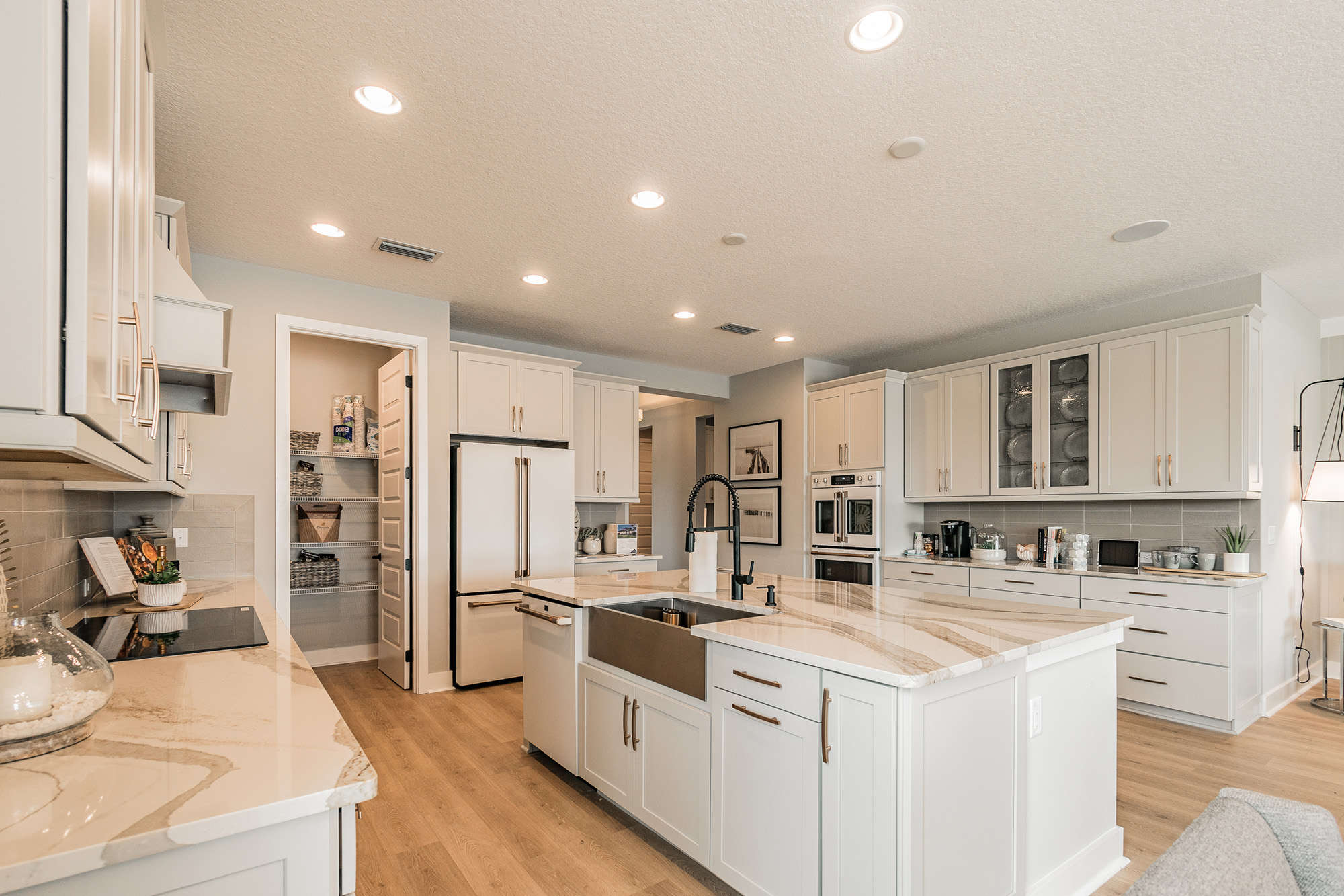 Kitchen at Amelia single-family homes by M/I Homes