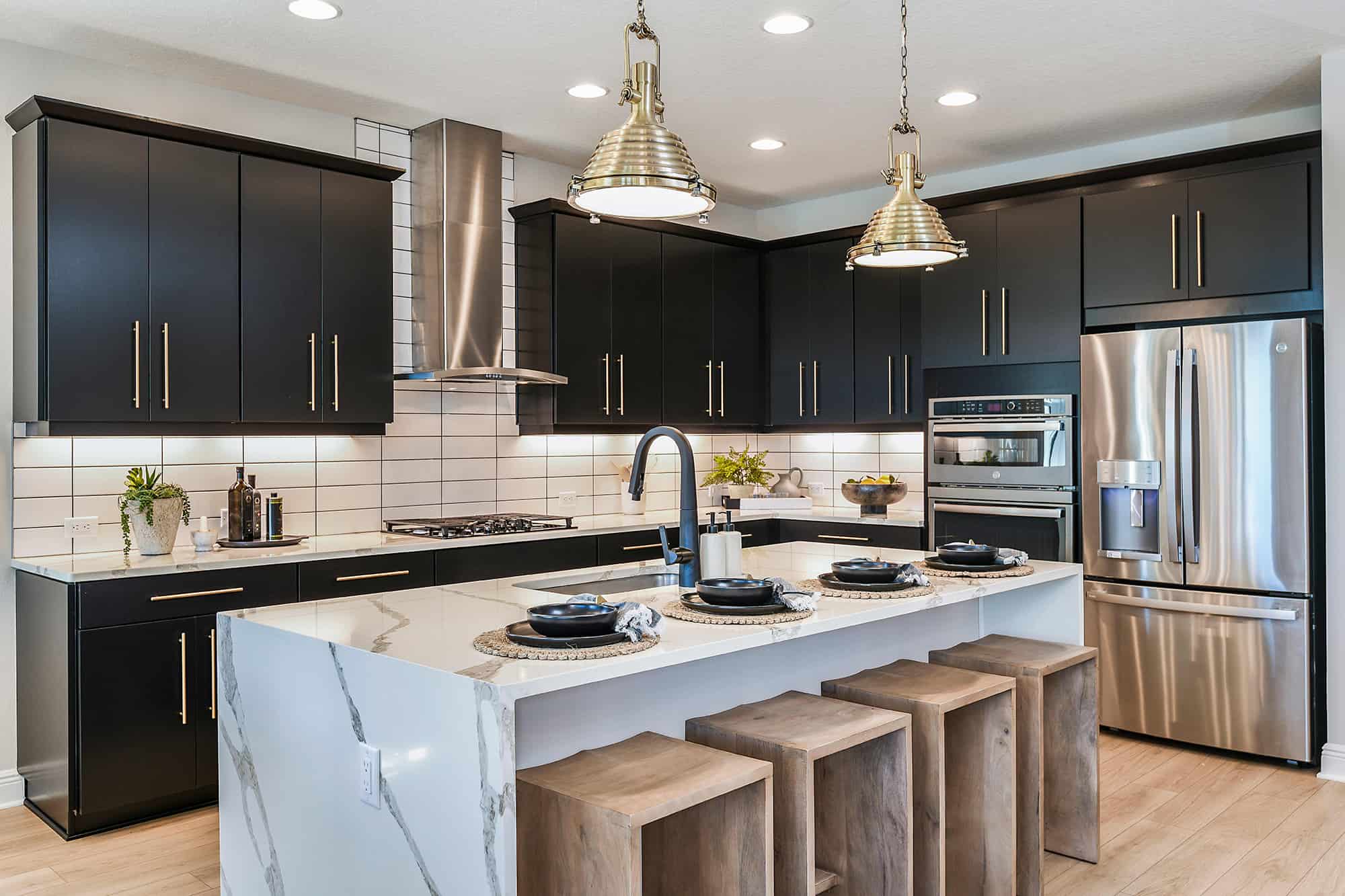 Kitchen at Calusa single-family home by M/I Homes