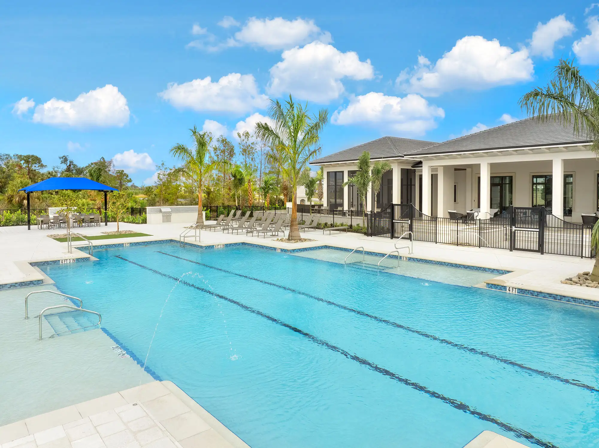 Resort-Inspired Pool at Vistera Venice, FL New Homes