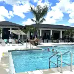 Flip into pool
